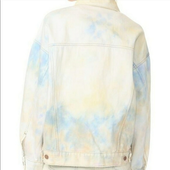 Free People Tie Dye Denim Jacket - Picture 6 of 6